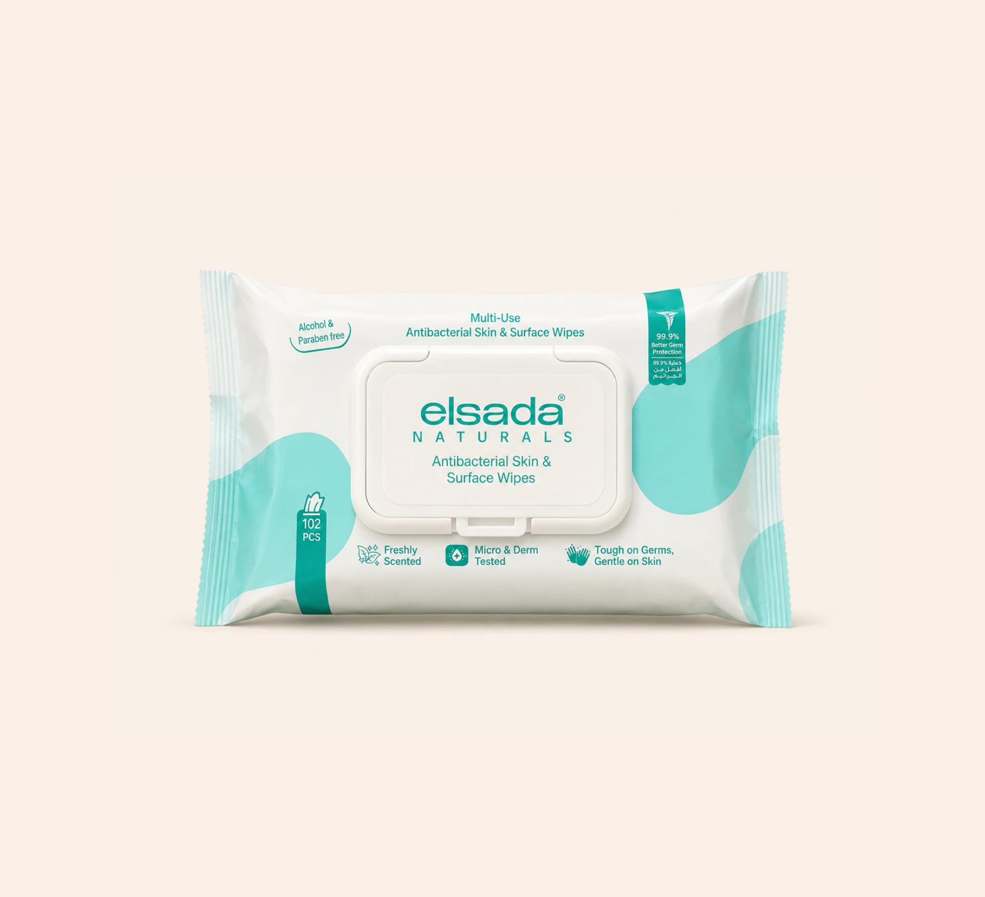 Antibacterial Skin & Surface Wipes