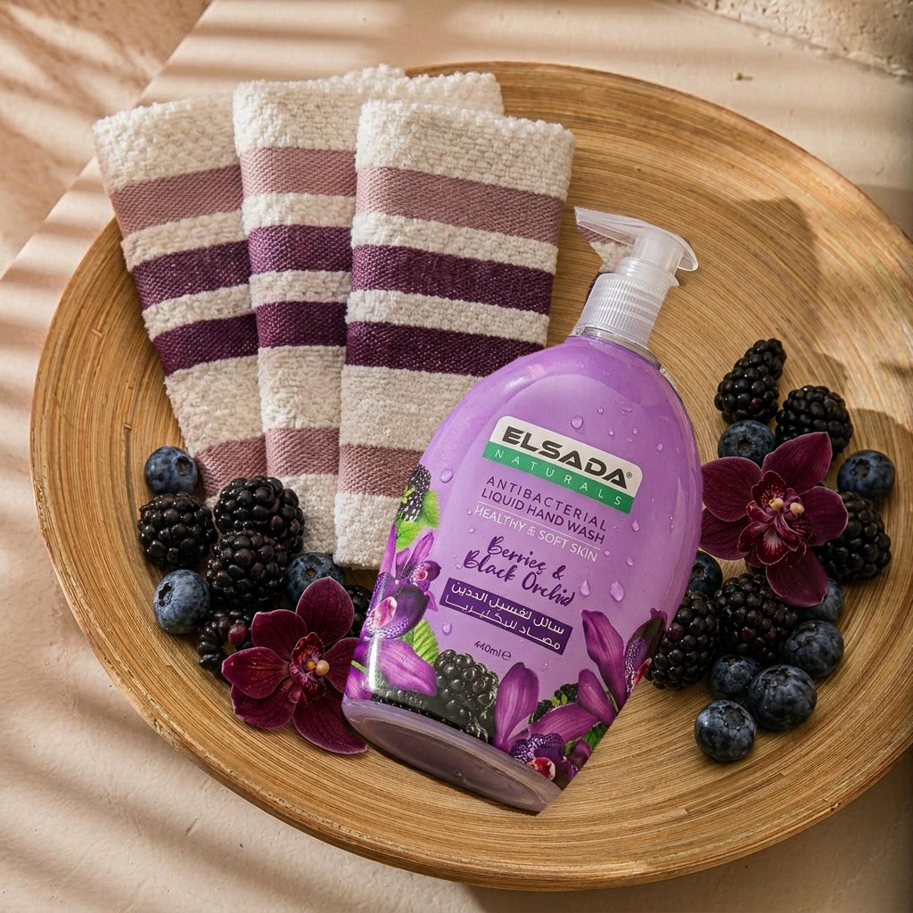 Antibacterial Hand Wash – Berries & Black Orchid