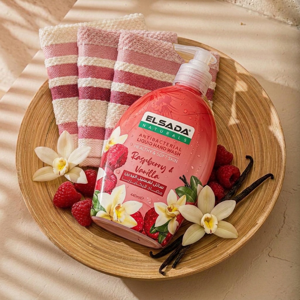 Antibacterial Hand Wash – Raspberry & Vanilla